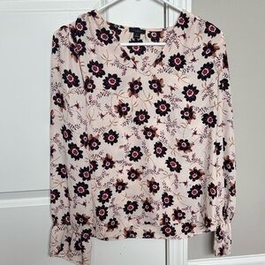 Ann Taylor Floral Blouse